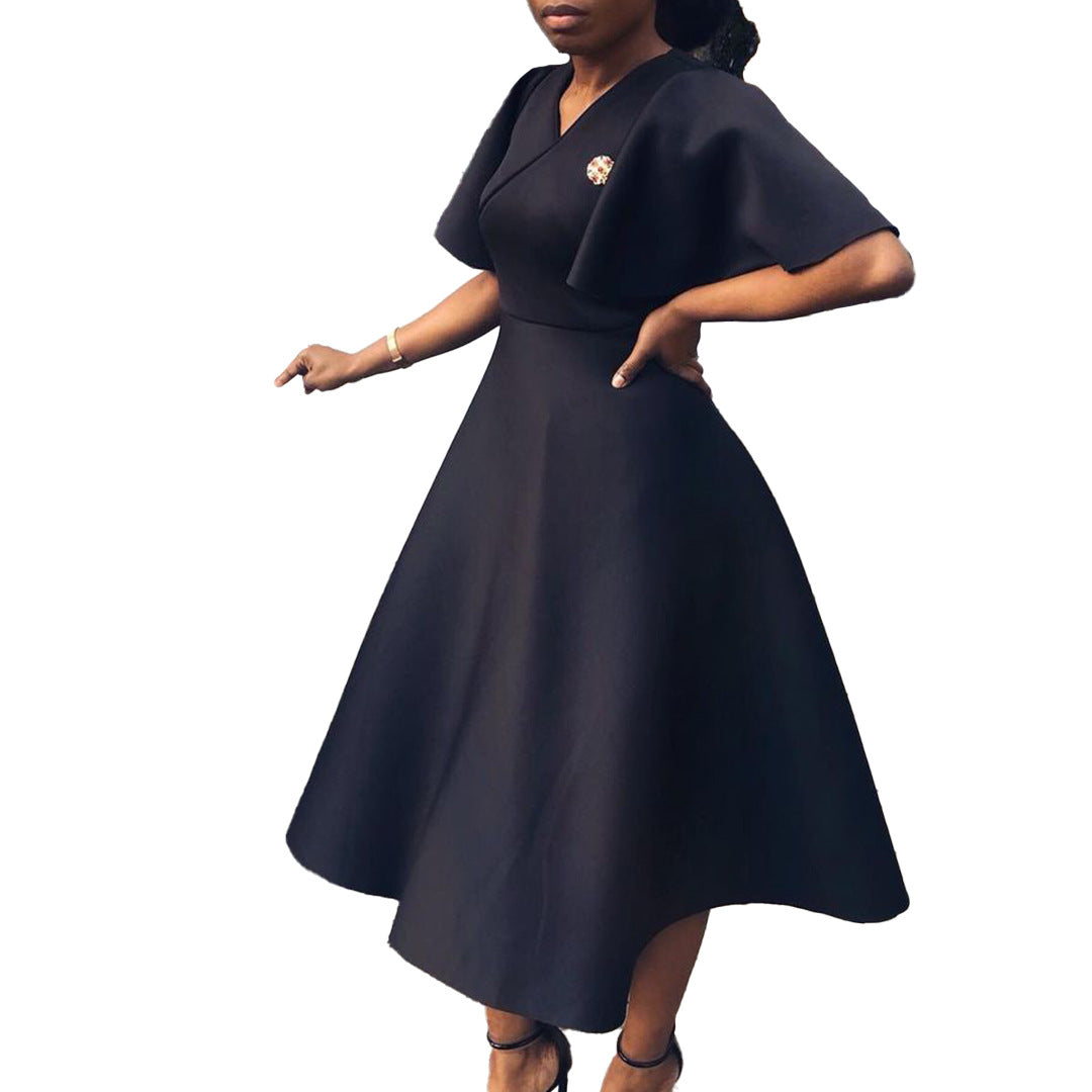 Grace V-Neck Elegant Dress