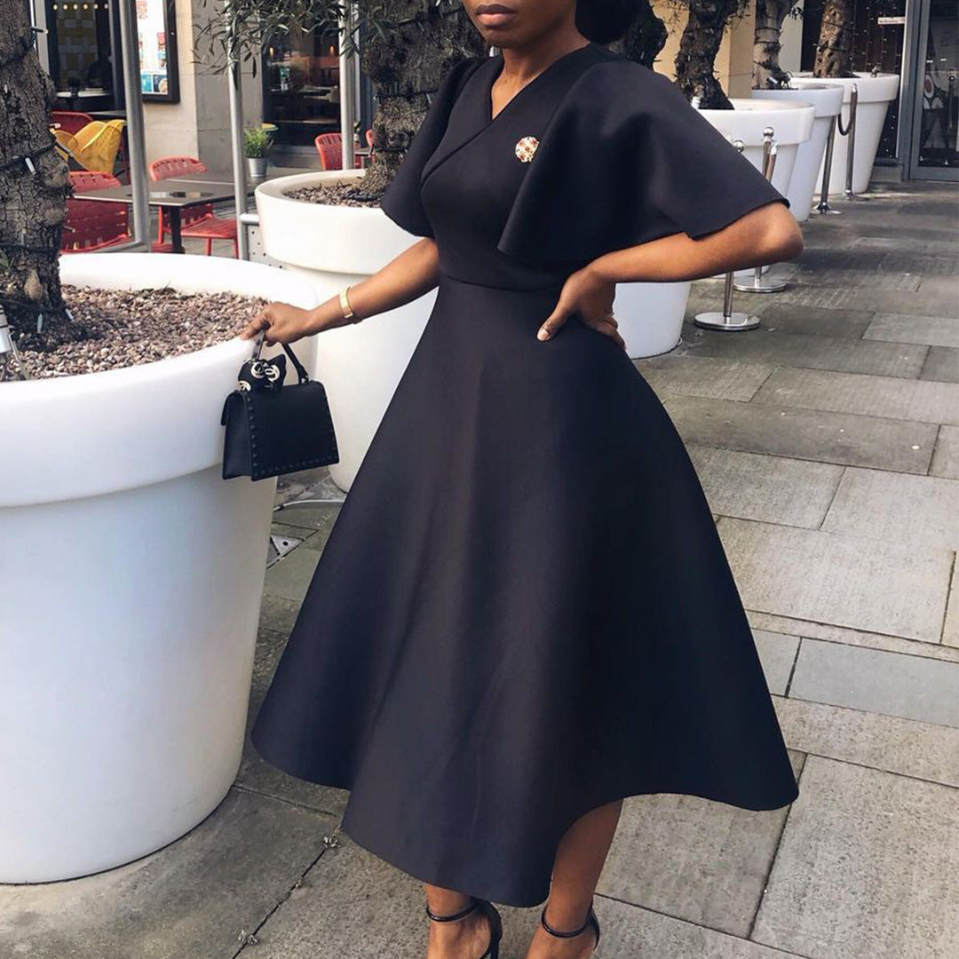 Grace V-Neck Elegant Dress