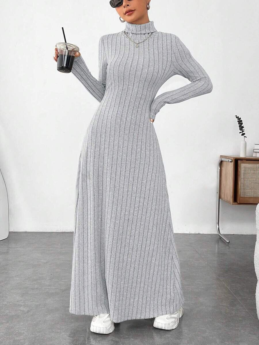 Elegant Long Sleeve Maxi Dress