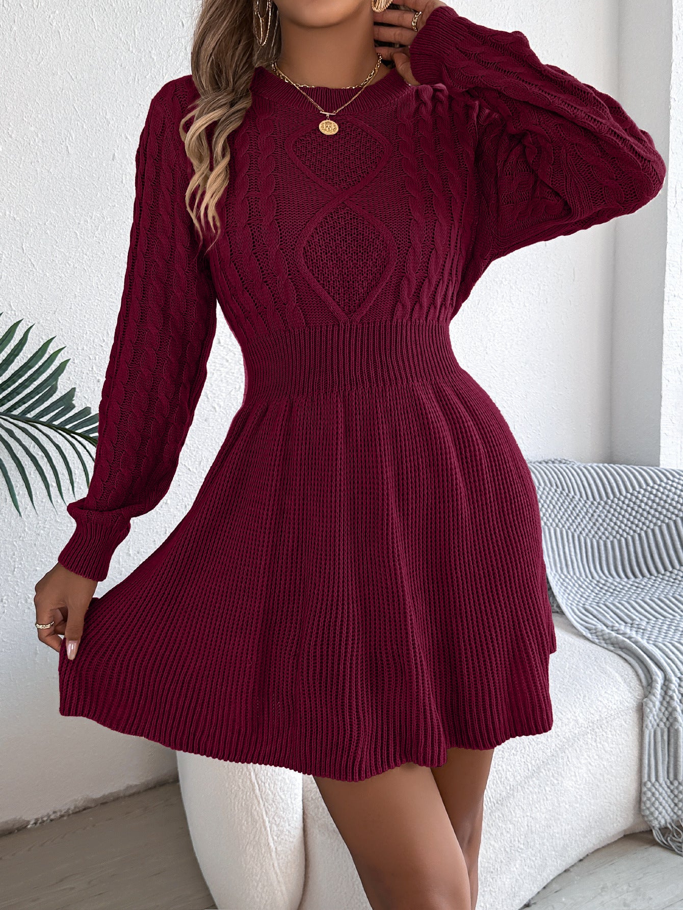 Sophia Elegant Long Sleeve Dress
