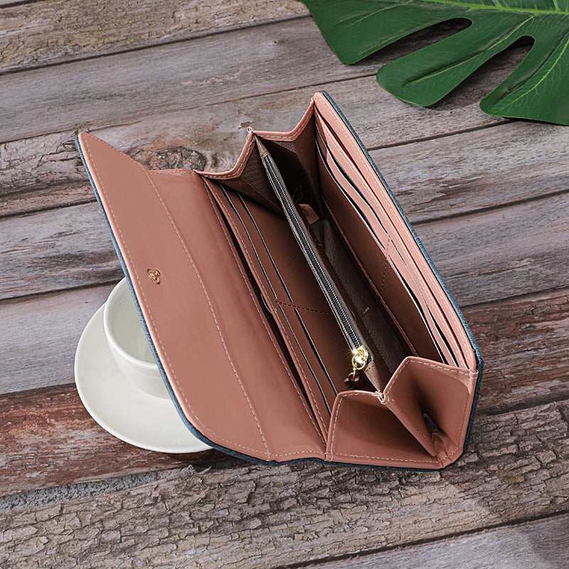 Elegant Women’s Long Wallet – Premium Leather