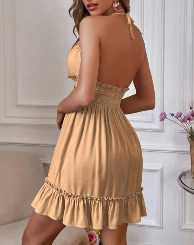 Elegant Sleeveless V-Neck Summer Dress