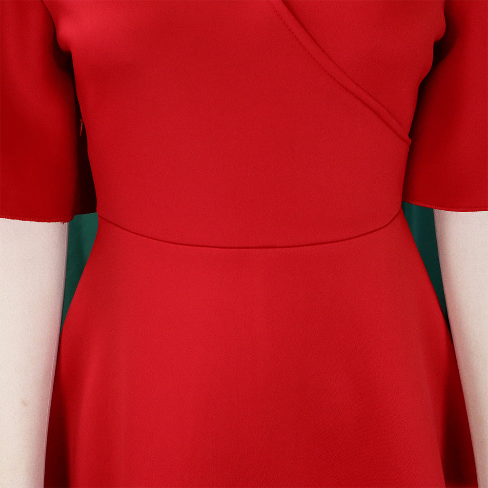 Grace V-Neck Elegant Dress