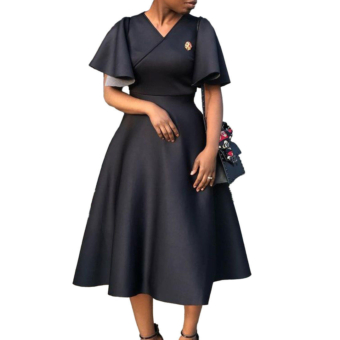 Grace V-Neck Elegant Dress