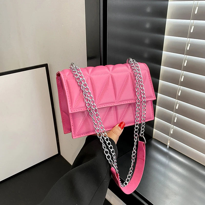 Elegant Women's Chain Crossbody Shoulder Bag