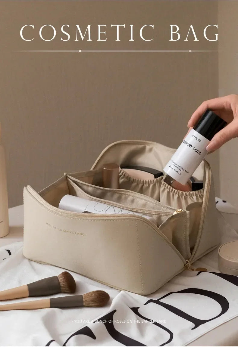 Makeup Bag Portable Large Capacity Beauty and Skincare Storage Bag High Appearance Level Waterproof Clutch Bag