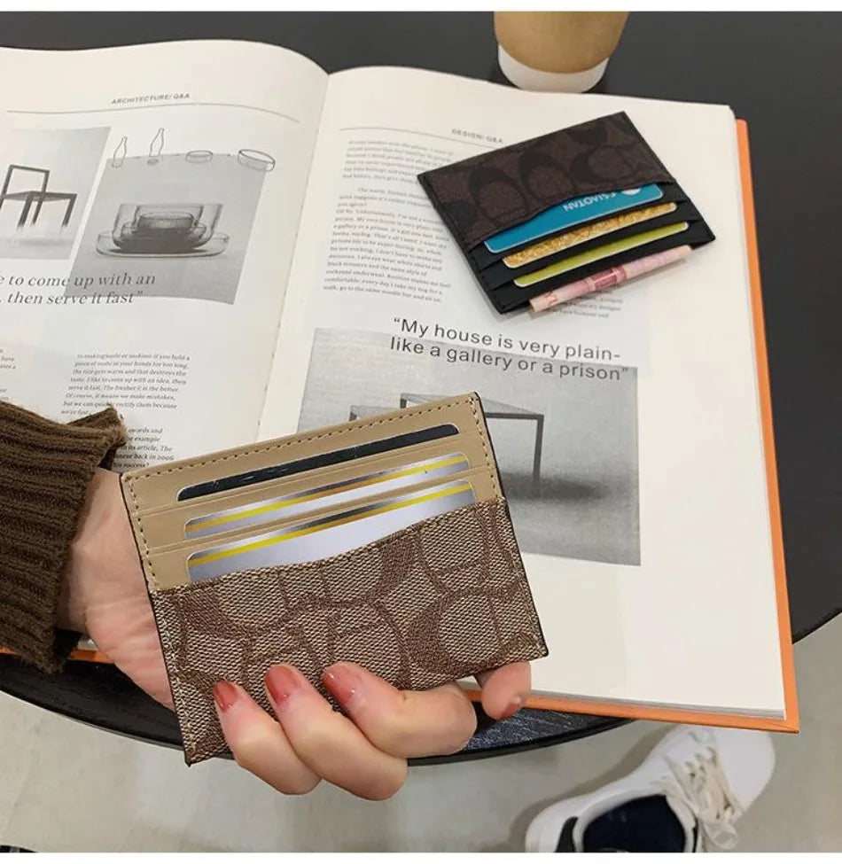 New Card Holder for Women Compact Ultra-thin Exquisite and High-end Card Holder New Anti-degaussing Ins Style Card Card Holder