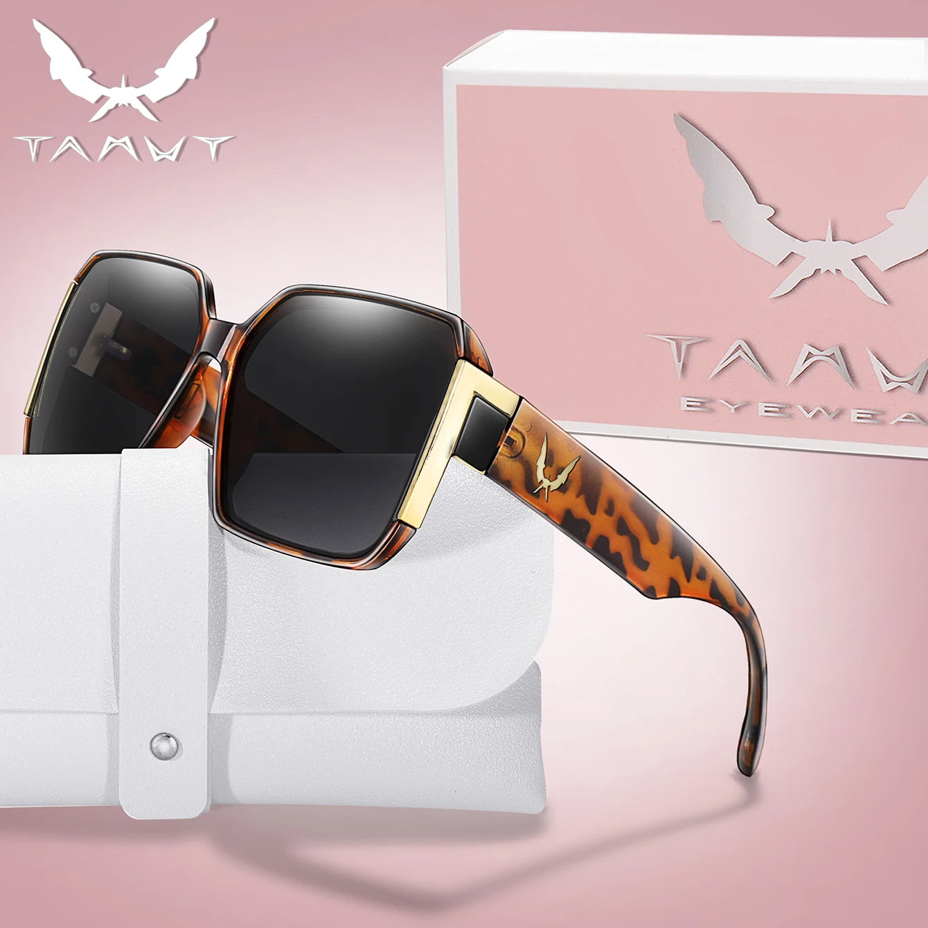 Luxury Vacation Sunglasses for Women and Men Trendy Street Square Shades with UV protection for Outdoor Hiking, Cycling Travel