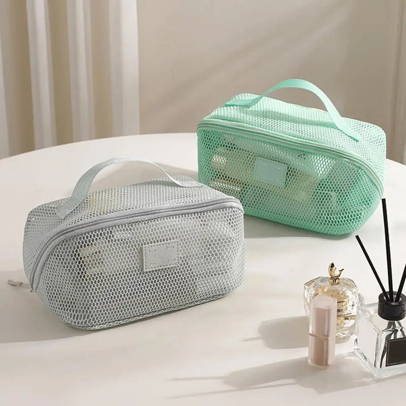 Makeup Organizer Female Toiletry Kit Bag Make Up Case Storage Pouch Vanity Storage, Cosmetic Bag, Organizer Bag For Travel Zip