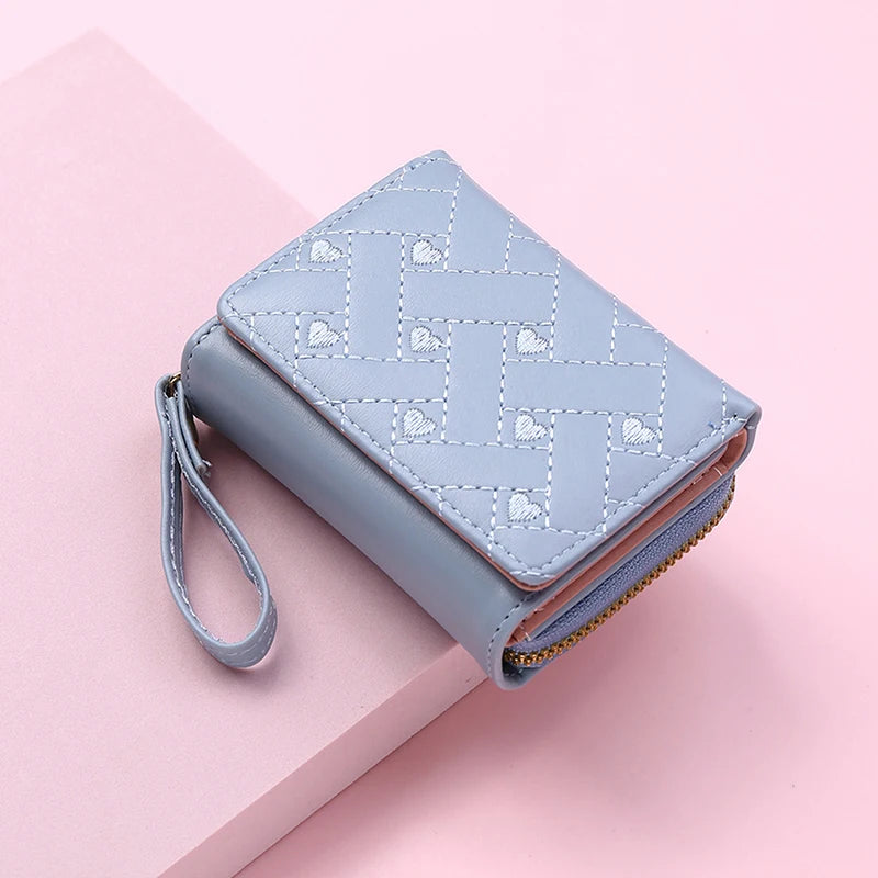 Wallets for Women Kawaii Cute Wallet Luxury Designer Lady Wallet Pink Purse Womens Wallet Small Women Leather Wallet Coin Purse