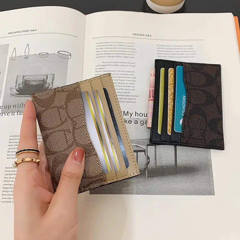 New Card Holder for Women Compact Ultra-thin Exquisite and High-end Card Holder New Anti-degaussing Ins Style Card Card Holder