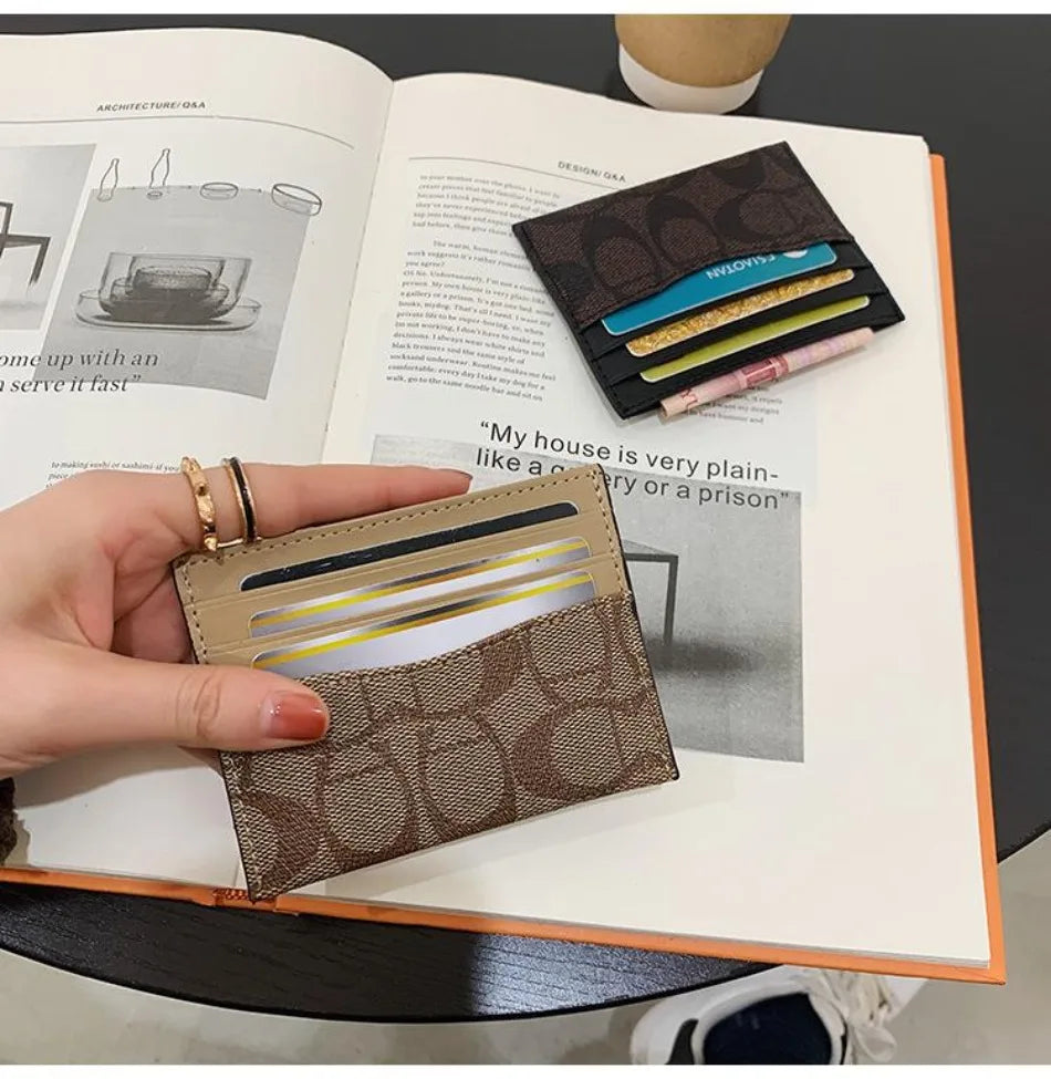 New Card Holder for Women Compact Ultra-thin Exquisite and High-end Card Holder New Anti-degaussing Ins Style Card Card Holder