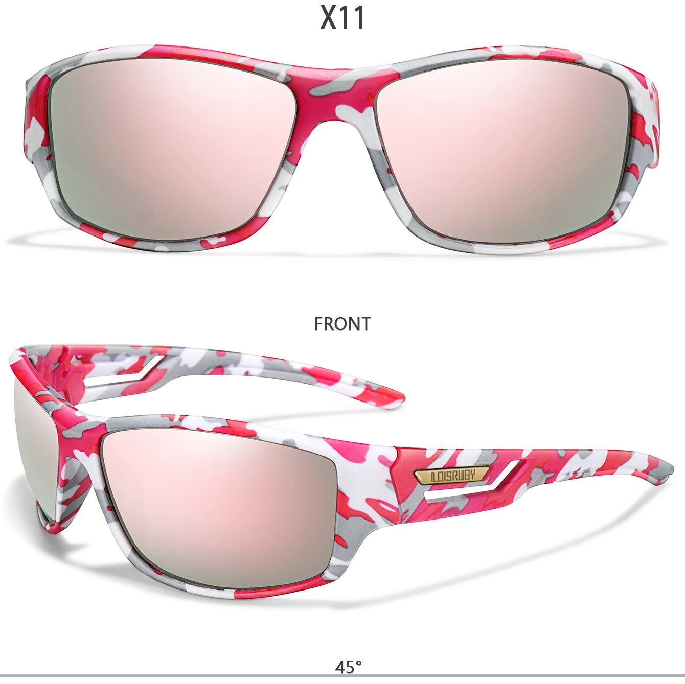 Luxury Square Vintage Polarized Cycling Sunglasses Men Women Fashion Travel Driving Fishing Sun Glasses Male Eyewear UV400