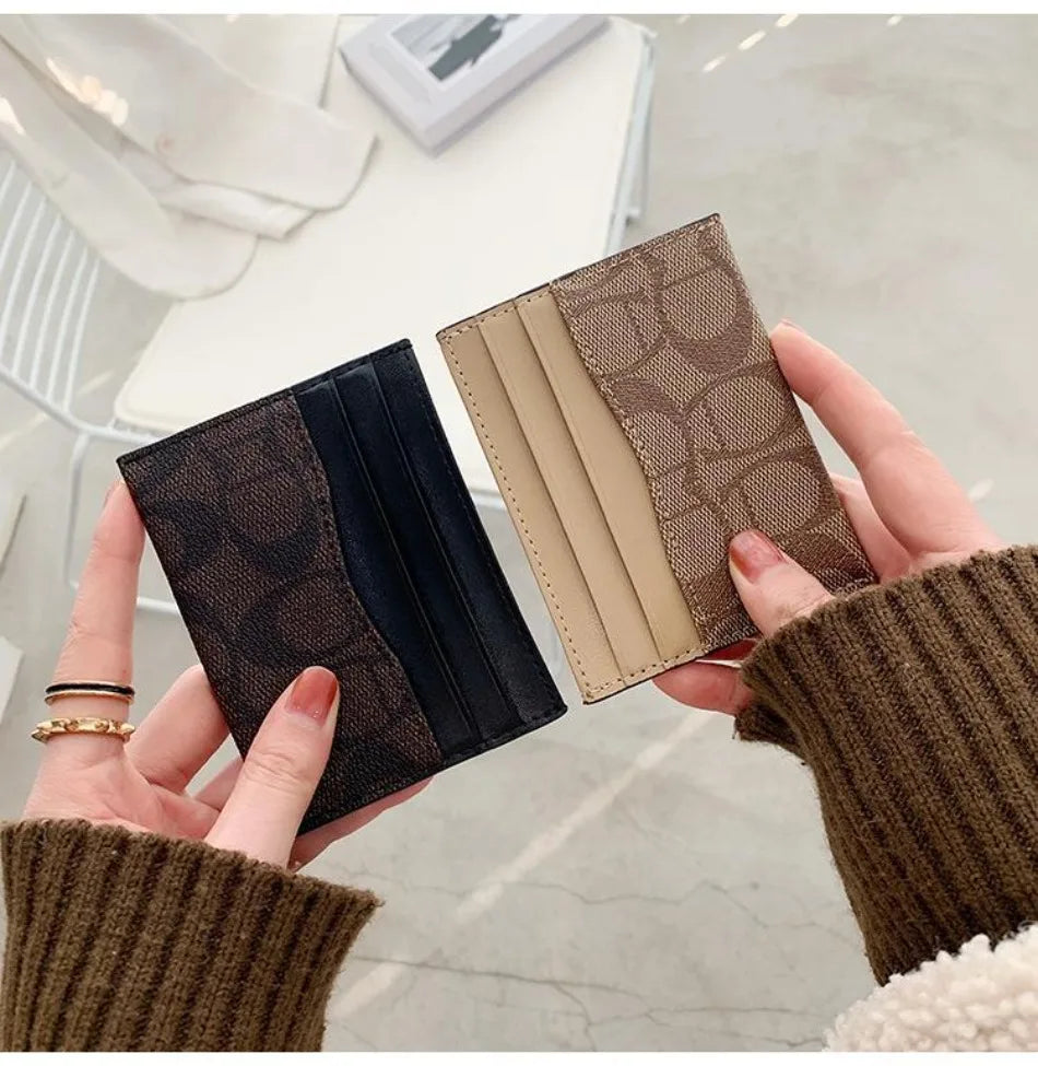 New Card Holder for Women Compact Ultra-thin Exquisite and High-end Card Holder New Anti-degaussing Ins Style Card Card Holder