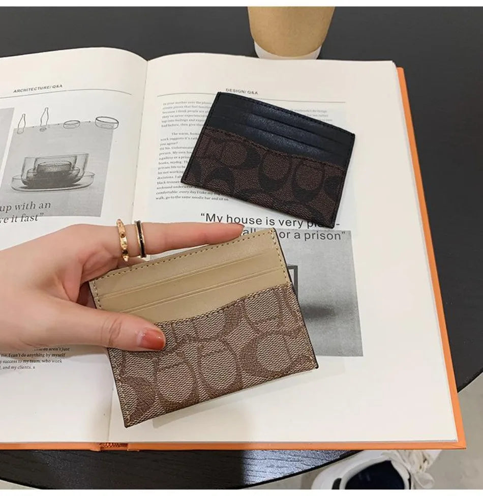 New Card Holder for Women Compact Ultra-thin Exquisite and High-end Card Holder New Anti-degaussing Ins Style Card Card Holder