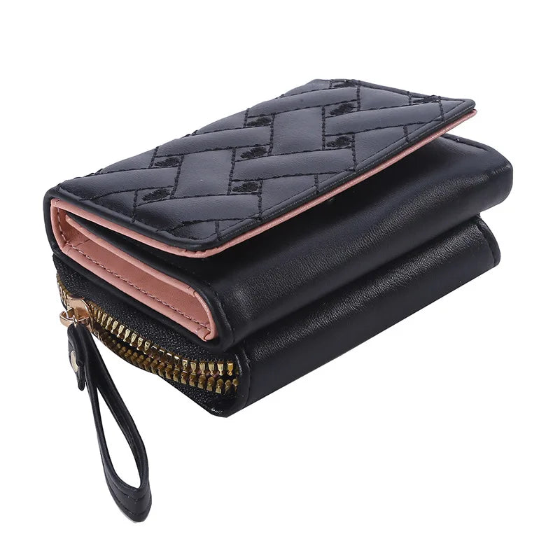 Wallets for Women Kawaii Cute Wallet Luxury Designer Lady Wallet Pink Purse Womens Wallet Small Women Leather Wallet Coin Purse