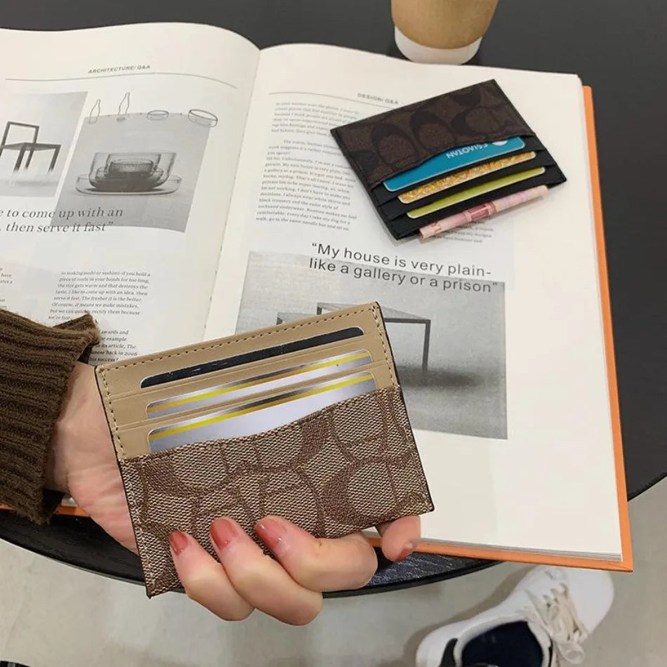 New Card Holder for Women Compact Ultra-thin Exquisite and High-end Card Holder New Anti-degaussing Ins Style Card Card Holder