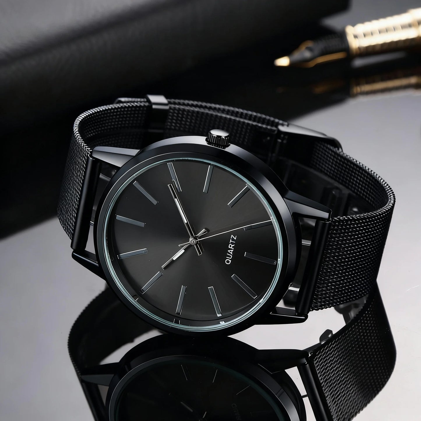 Luxury Women Watches 2025 New Stylish Silver Minimalist Business Ladies Quartz Watch Breathable Leather Steel Clock Reloj Mujer