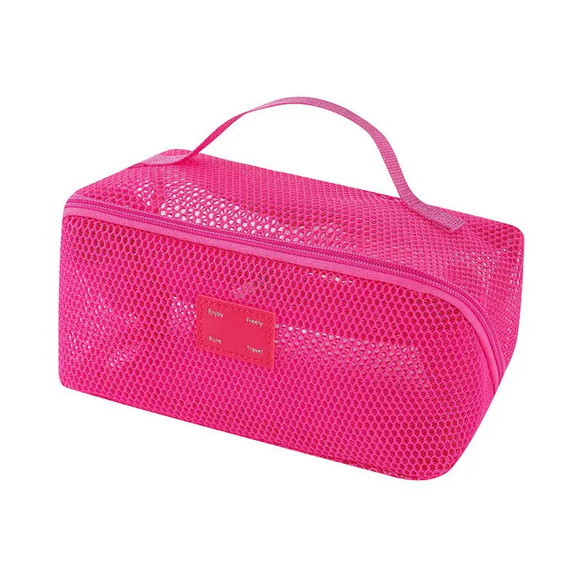 Makeup Organizer Female Toiletry Kit Bag Make Up Case Storage Pouch Vanity Storage, Cosmetic Bag, Organizer Bag For Travel Zip