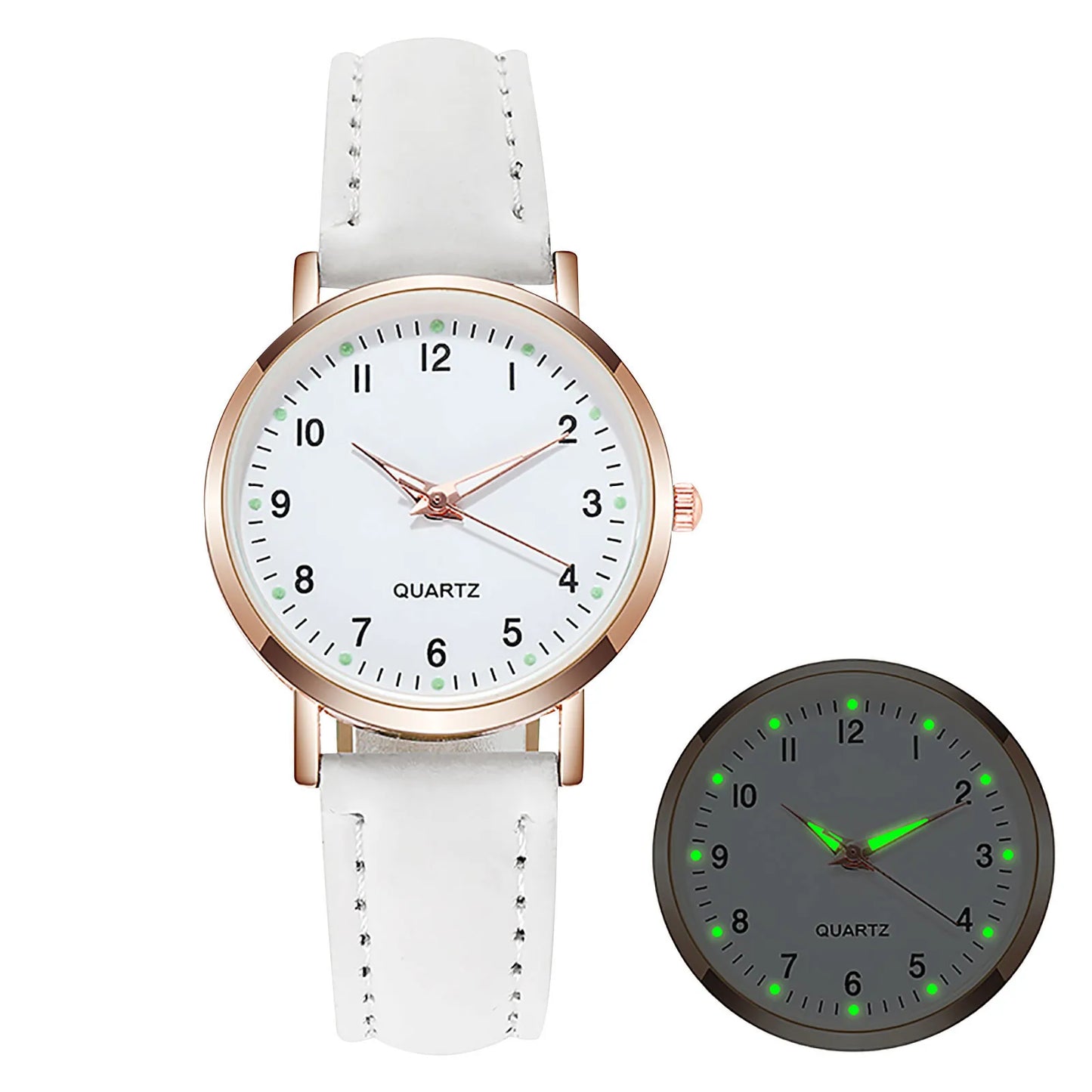 Luxury Watches For Women Diamond-Studded Female Women's Luminous Night Glowing Quartz Watch Birthday Valentine's Day Gifts