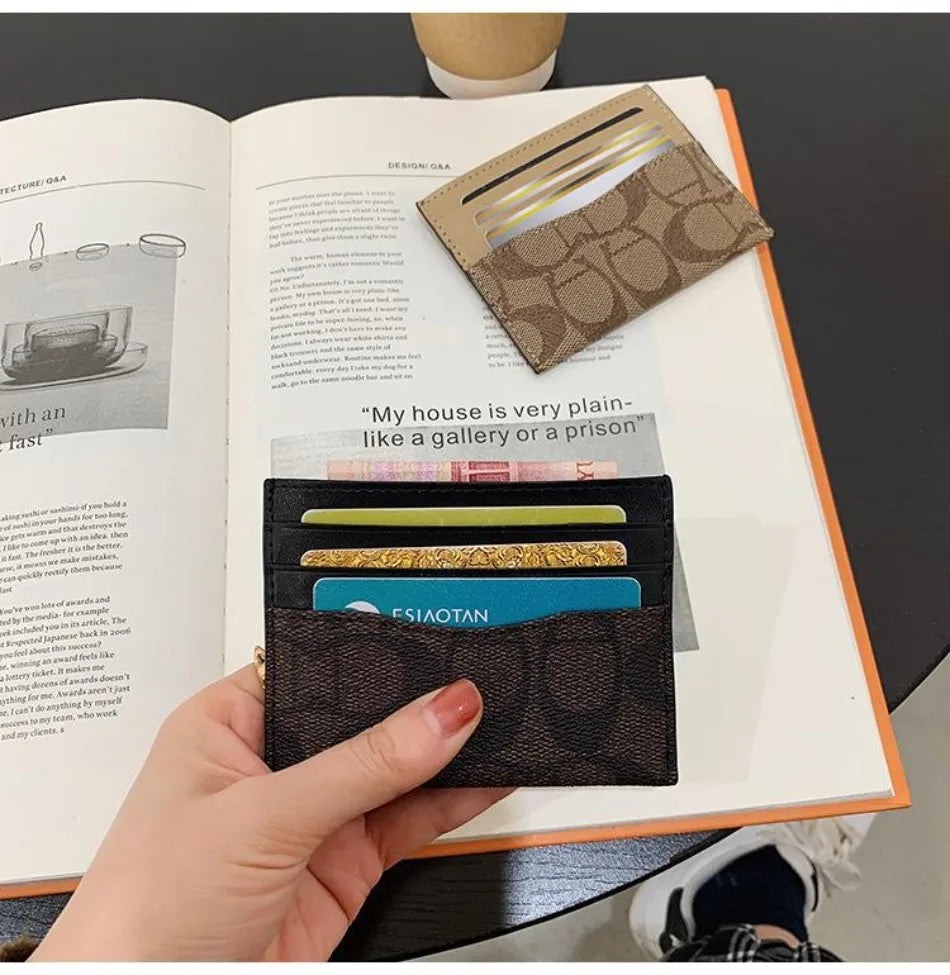 New Card Holder for Women Compact Ultra-thin Exquisite and High-end Card Holder New Anti-degaussing Ins Style Card Card Holder