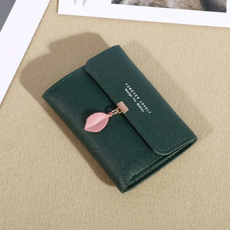 Trifold Clutch Coin Purse, Minimalist Credit Card Holder, Women's Casual Wallet