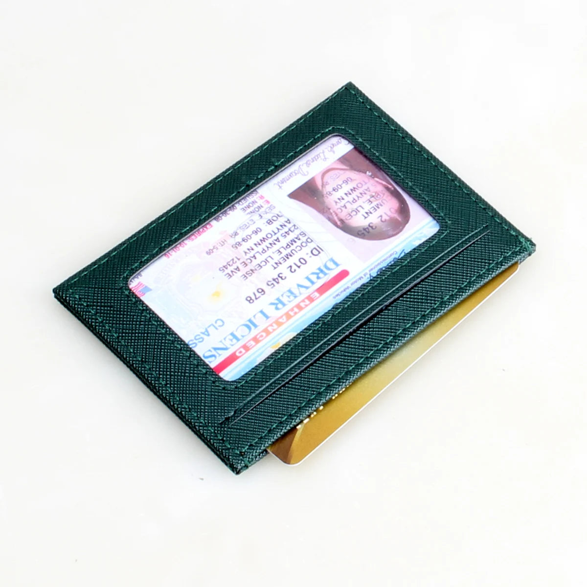Slim PU Wallet Credit ID Card Holder Purse Money Case for Men Women Fashion Bag
