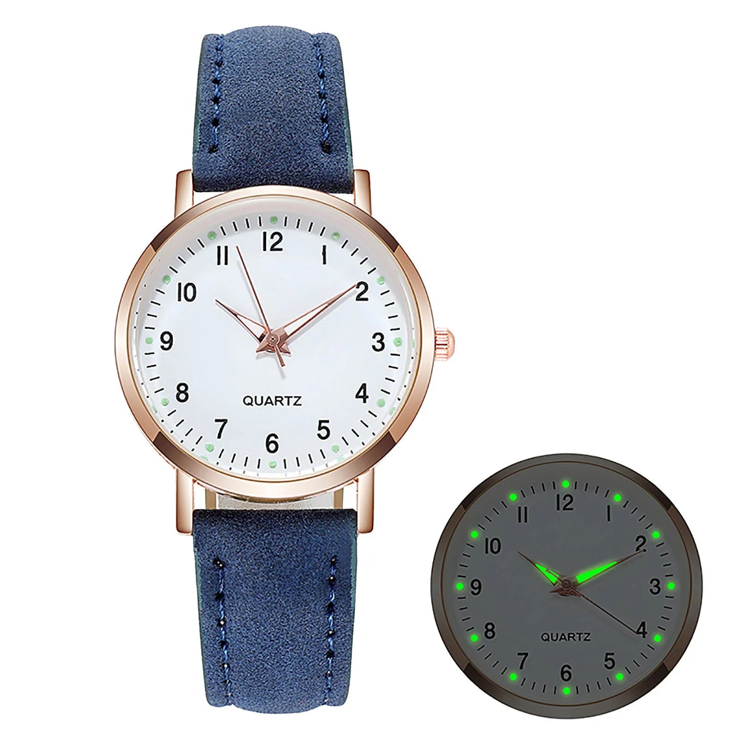 Luxury Watches For Women Diamond-Studded Female Women's Luminous Night Glowing Quartz Watch Birthday Valentine's Day Gifts
