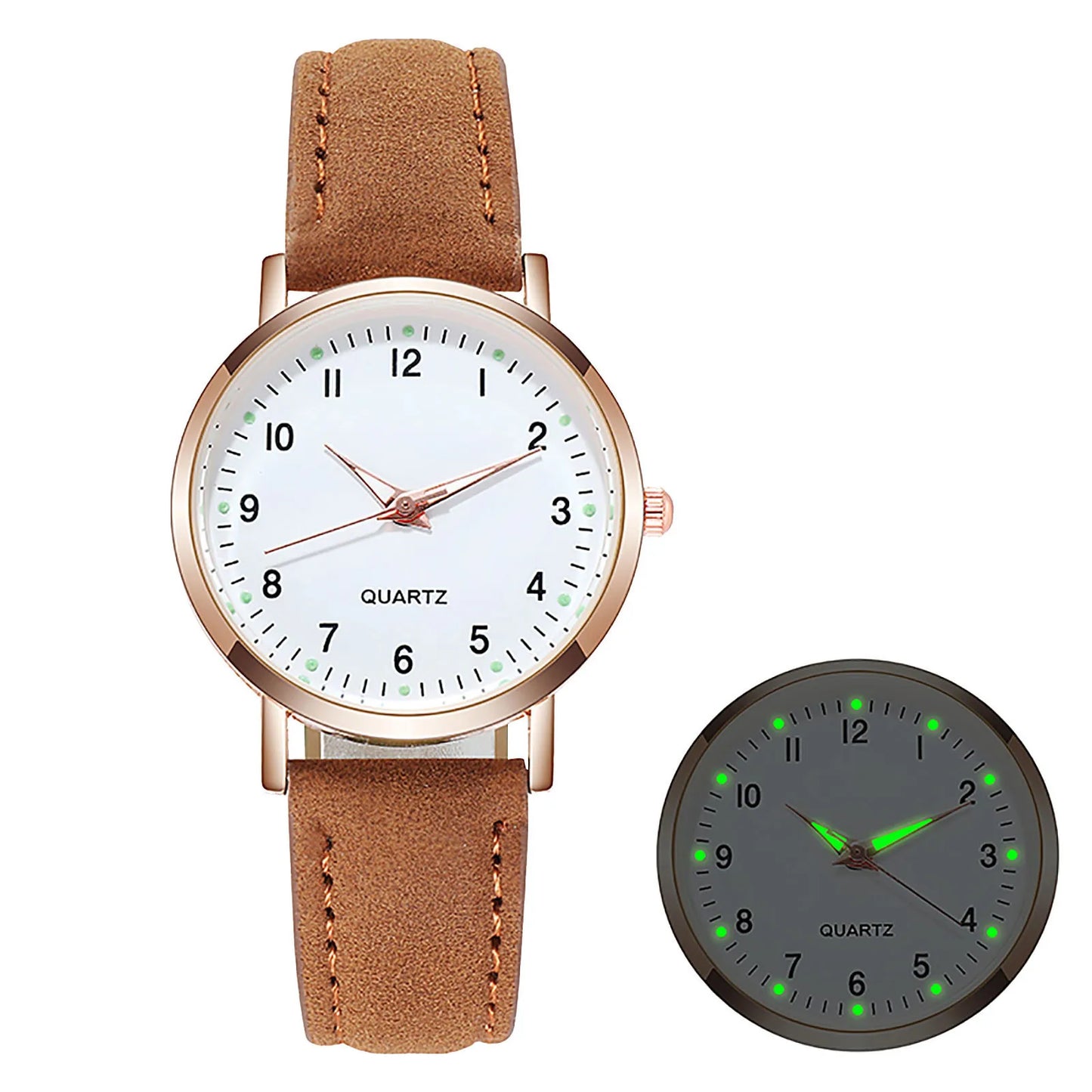 Luxury Watches For Women Diamond-Studded Female Women's Luminous Night Glowing Quartz Watch Birthday Valentine's Day Gifts