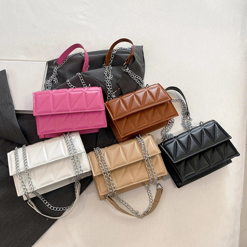 Elegant Women's Chain Crossbody Shoulder Bag
