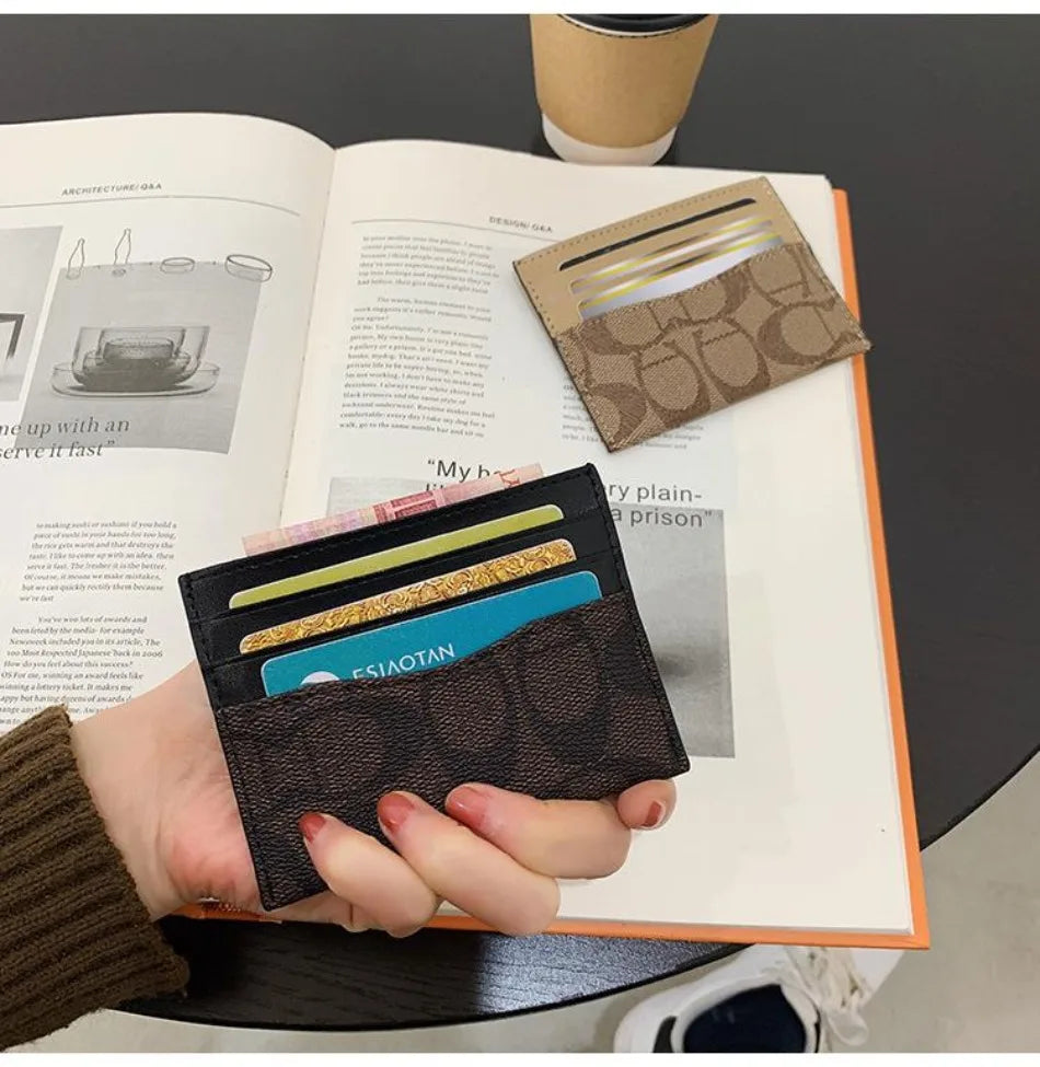 New Card Holder for Women Compact Ultra-thin Exquisite and High-end Card Holder New Anti-degaussing Ins Style Card Card Holder