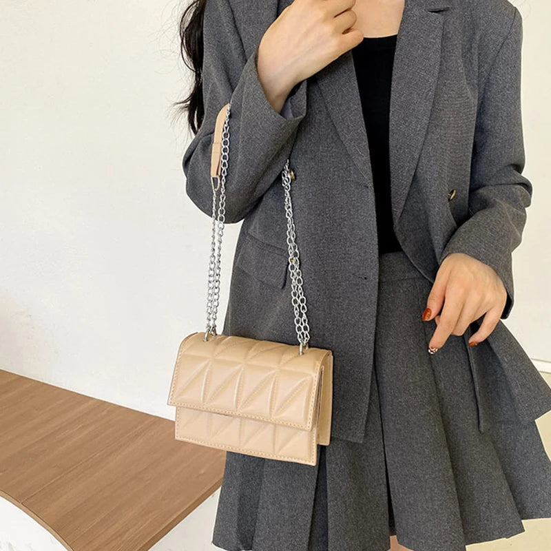 Elegant Women's Chain Crossbody Shoulder Bag