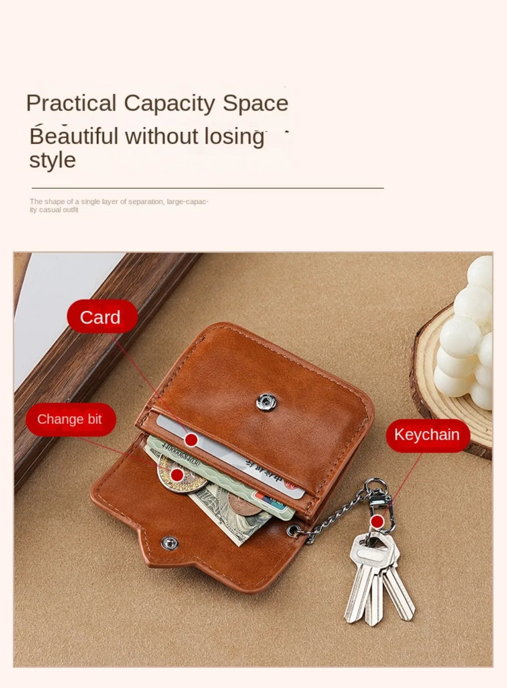 Women Lightweight PULeather Card Holder Cute Heart Shaped Small Wallet Multi-card Anti-magnetic Card Holder Travel Cash Coin Bag