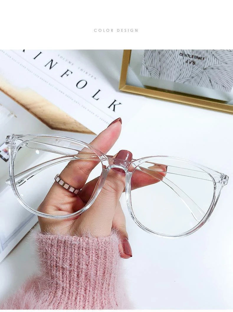 1PC Simple Anti-Blue Light Glasses Ladies Sunglasses Ultra Light Multi-Color Gift