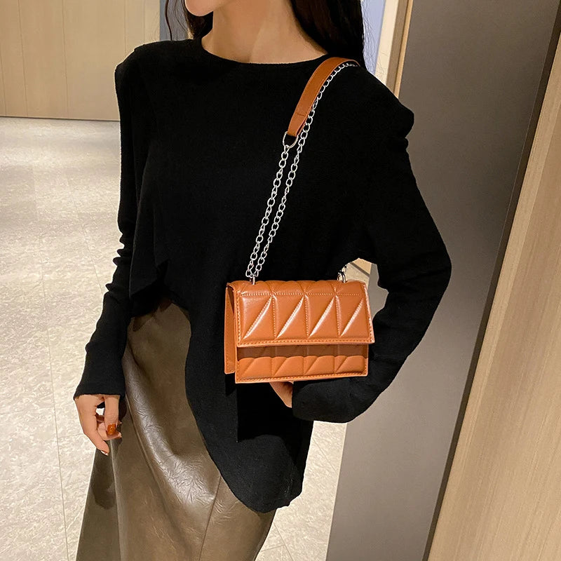 Elegant Women's Chain Crossbody Shoulder Bag
