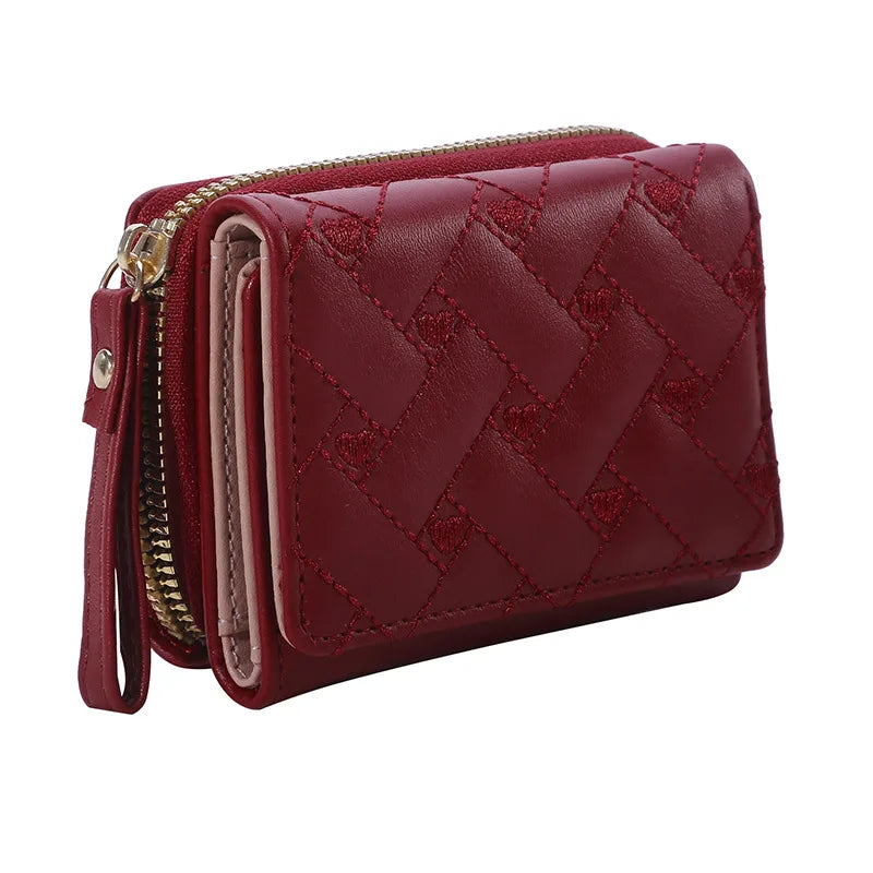Wallets for Women Kawaii Cute Wallet Luxury Designer Lady Wallet Pink Purse Womens Wallet Small Women Leather Wallet Coin Purse