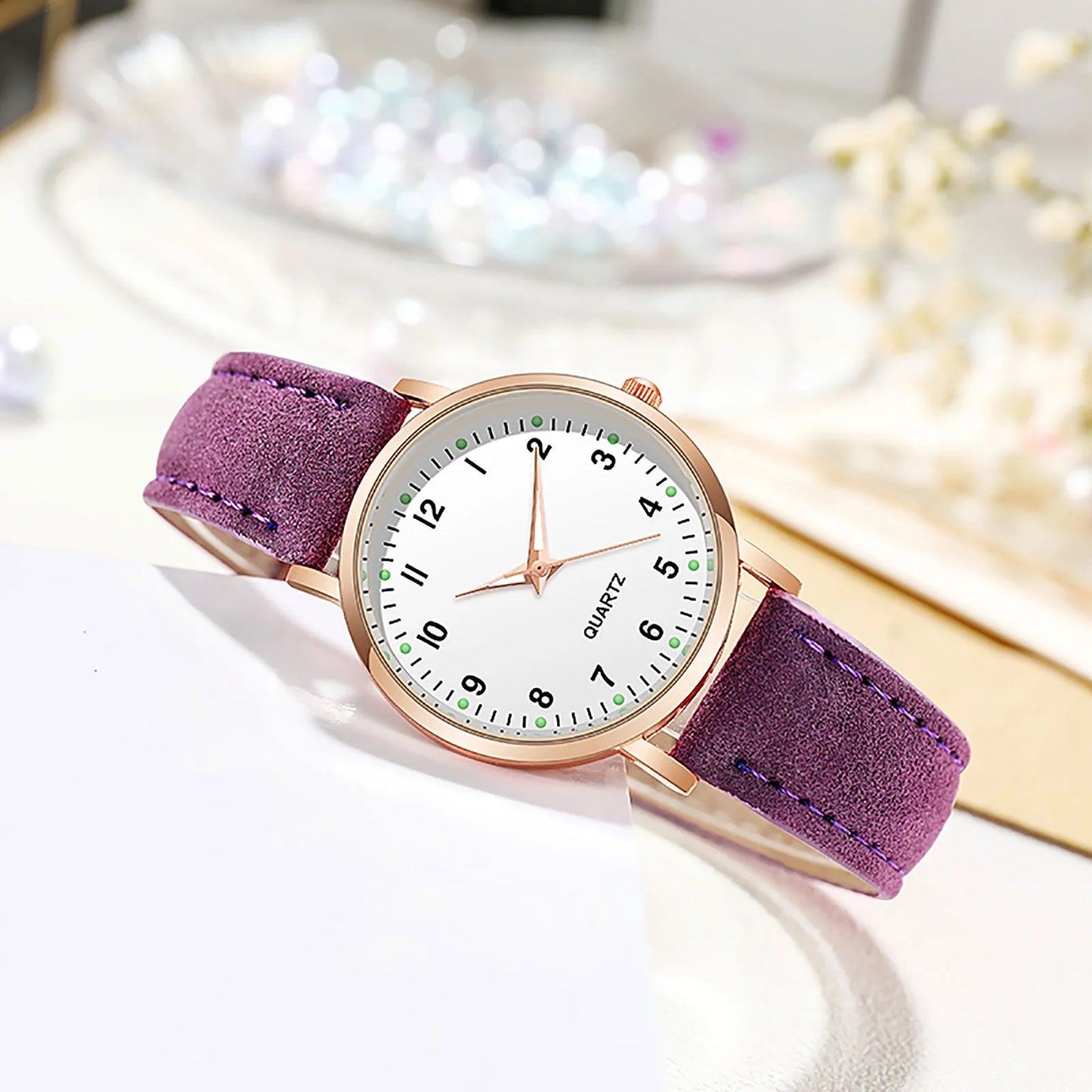 Luxury Watches For Women Diamond-Studded Female Women's Luminous Night Glowing Quartz Watch Birthday Valentine's Day Gifts