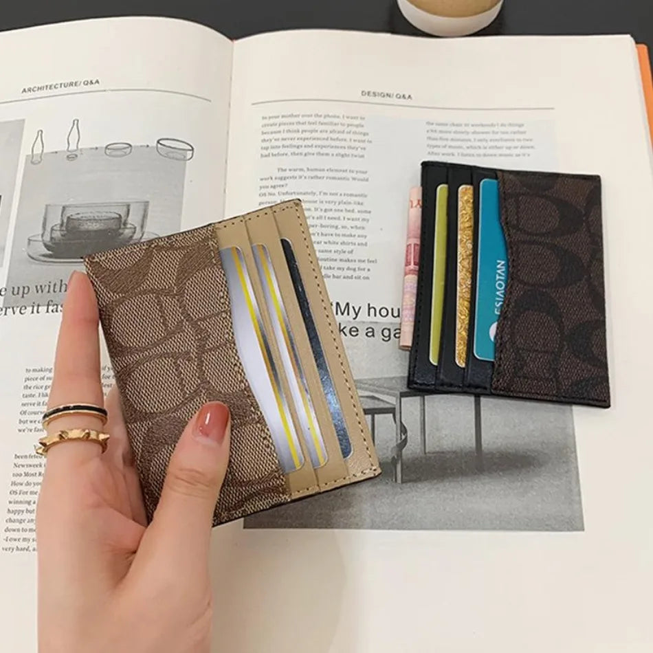 New Card Holder for Women Compact Ultra-thin Exquisite and High-end Card Holder New Anti-degaussing Ins Style Card Card Holder