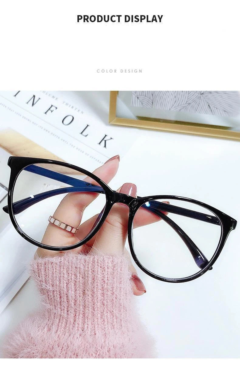 1PC Simple Anti-Blue Light Glasses Ladies Sunglasses Ultra Light Multi-Color Gift