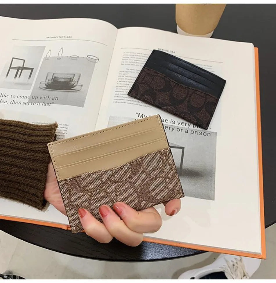 New Card Holder for Women Compact Ultra-thin Exquisite and High-end Card Holder New Anti-degaussing Ins Style Card Card Holder