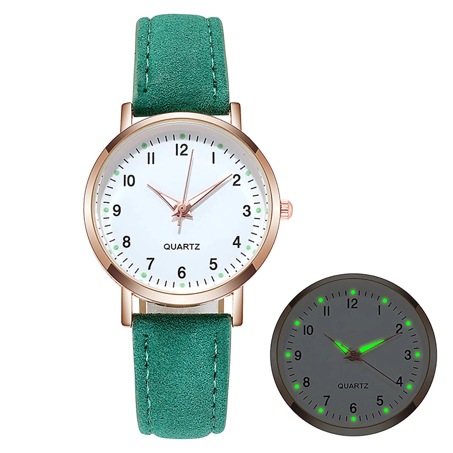 Luxury Watches For Women Diamond-Studded Female Women's Luminous Night Glowing Quartz Watch Birthday Valentine's Day Gifts