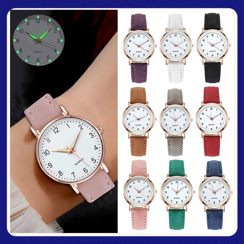Luxury Watches For Women Diamond-Studded Female Women's Luminous Night Glowing Quartz Watch Birthday Valentine's Day Gifts