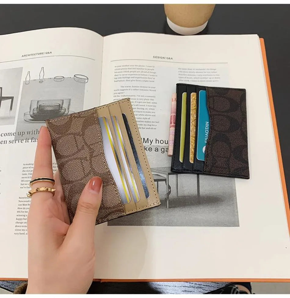 New Card Holder for Women Compact Ultra-thin Exquisite and High-end Card Holder New Anti-degaussing Ins Style Card Card Holder