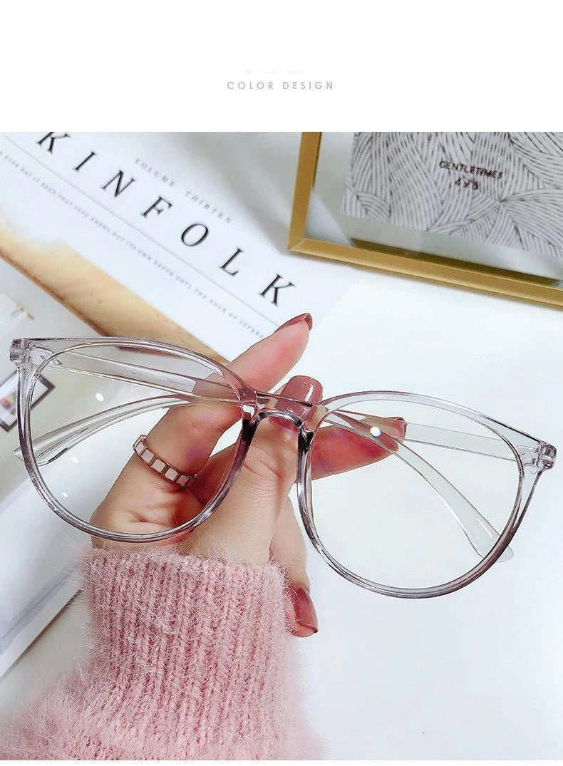 1PC Simple Anti-Blue Light Glasses Ladies Sunglasses Ultra Light Multi-Color Gift
