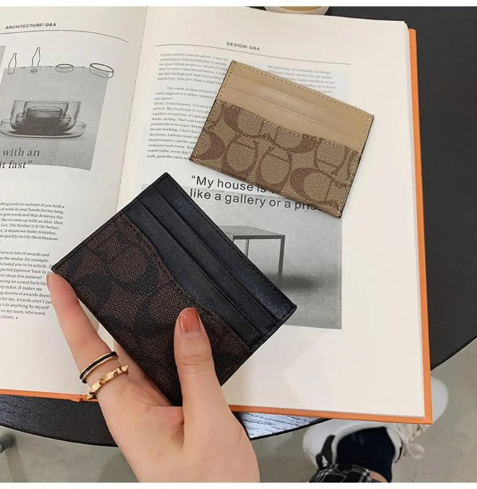 New Card Holder for Women Compact Ultra-thin Exquisite and High-end Card Holder New Anti-degaussing Ins Style Card Card Holder