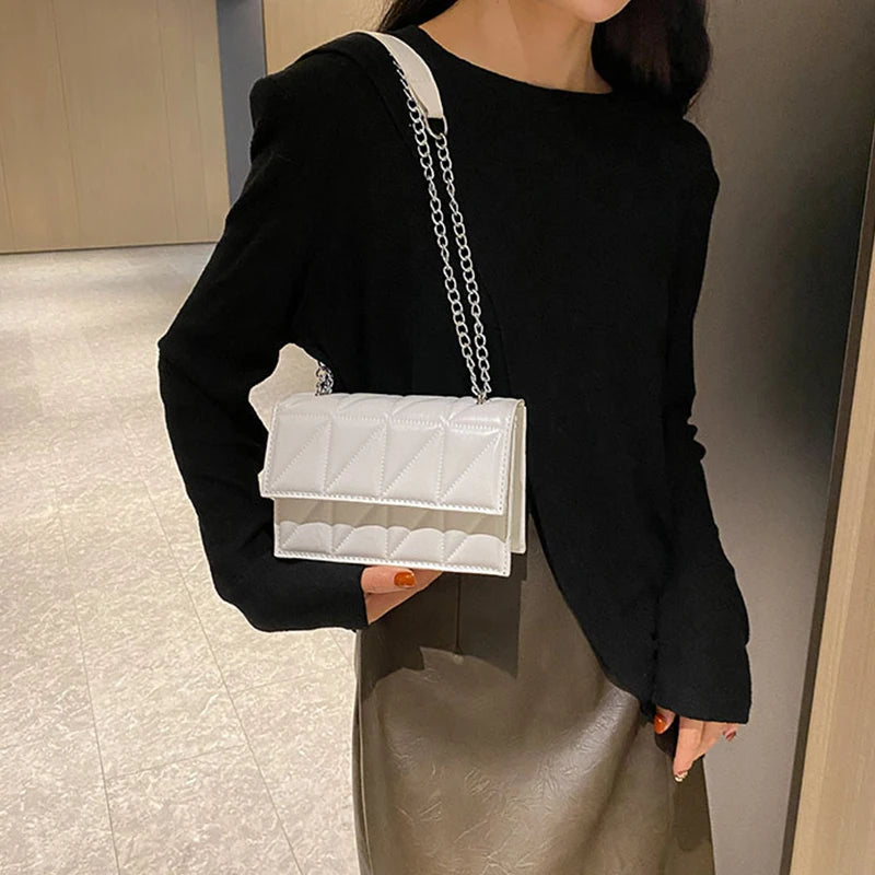 Elegant Women's Chain Crossbody Shoulder Bag
