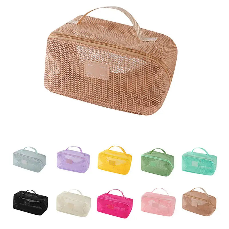 Makeup Organizer Female Toiletry Kit Bag Make Up Case Storage Pouch Vanity Storage, Cosmetic Bag, Organizer Bag For Travel Zip