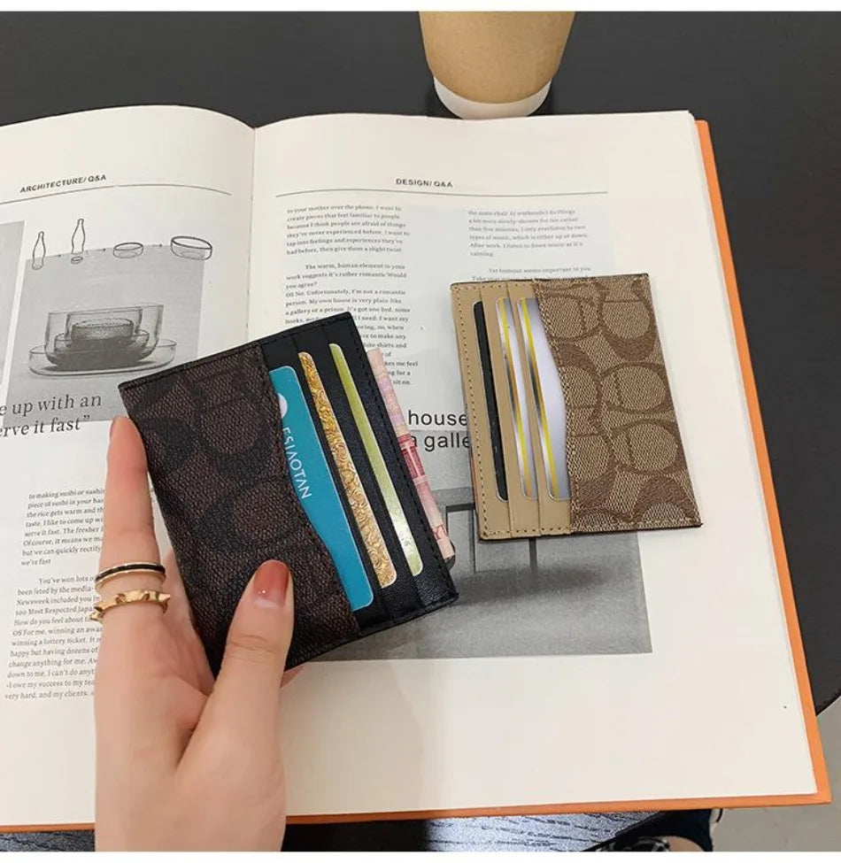 New Card Holder for Women Compact Ultra-thin Exquisite and High-end Card Holder New Anti-degaussing Ins Style Card Card Holder