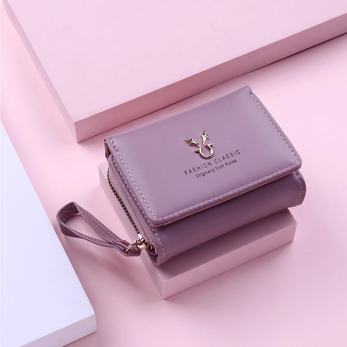 Luxury Brand Women's Small Wallet Female Card Holder Short Wallets with Coin Purse for Woman Ladies PU Leather Hasp Mini Clutch