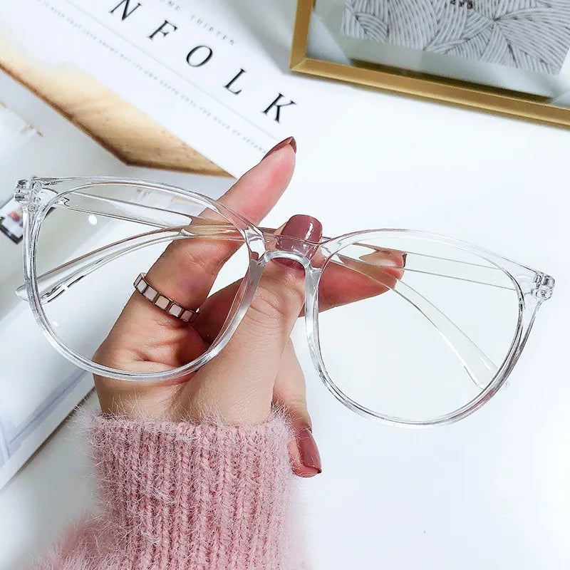 1PC Simple Anti-Blue Light Glasses Ladies Sunglasses Ultra Light Multi-Color Gift